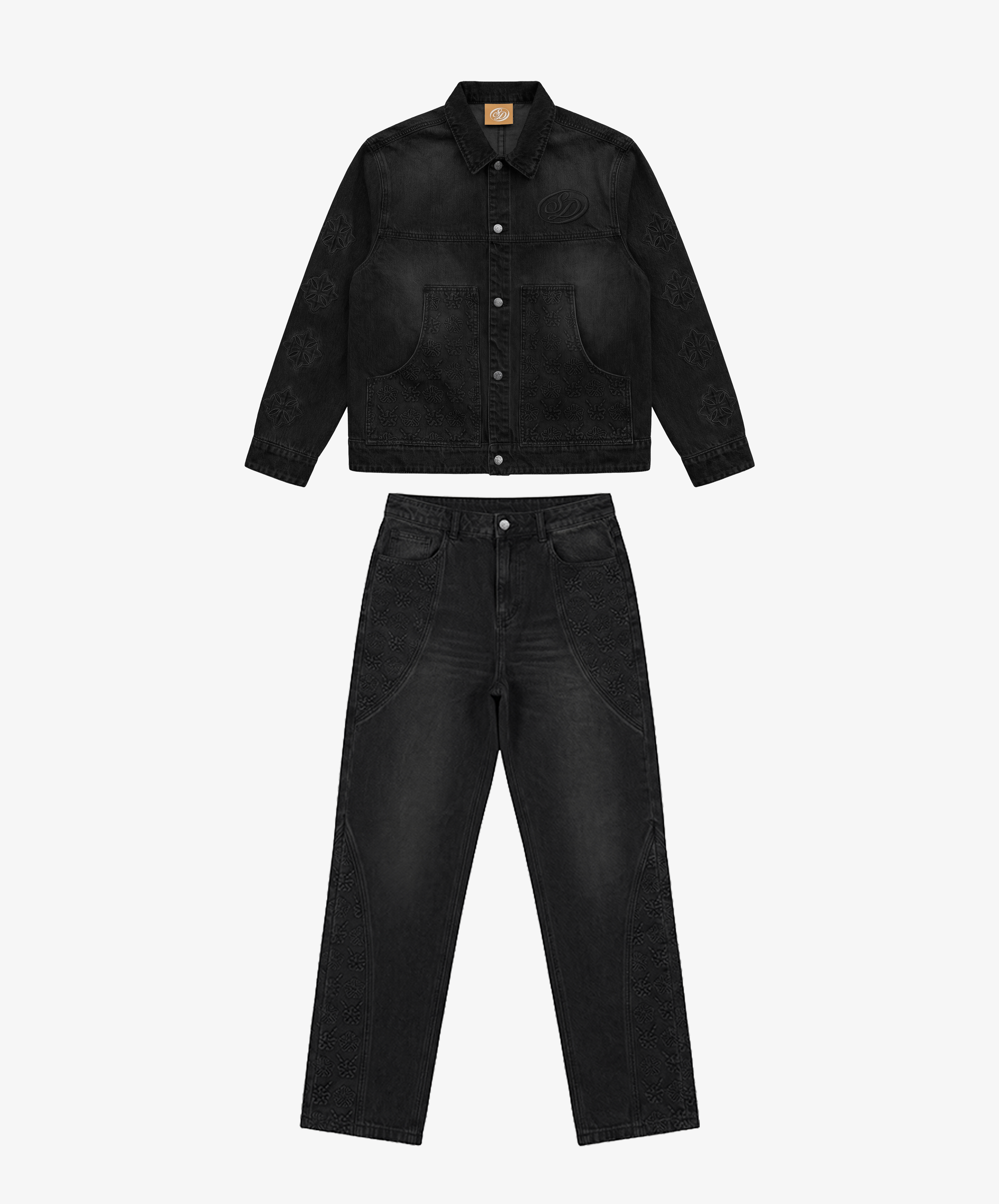 Denim Set Black