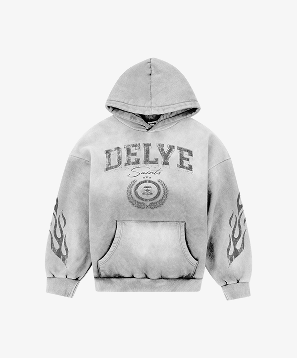 Washed Hoodie Gray