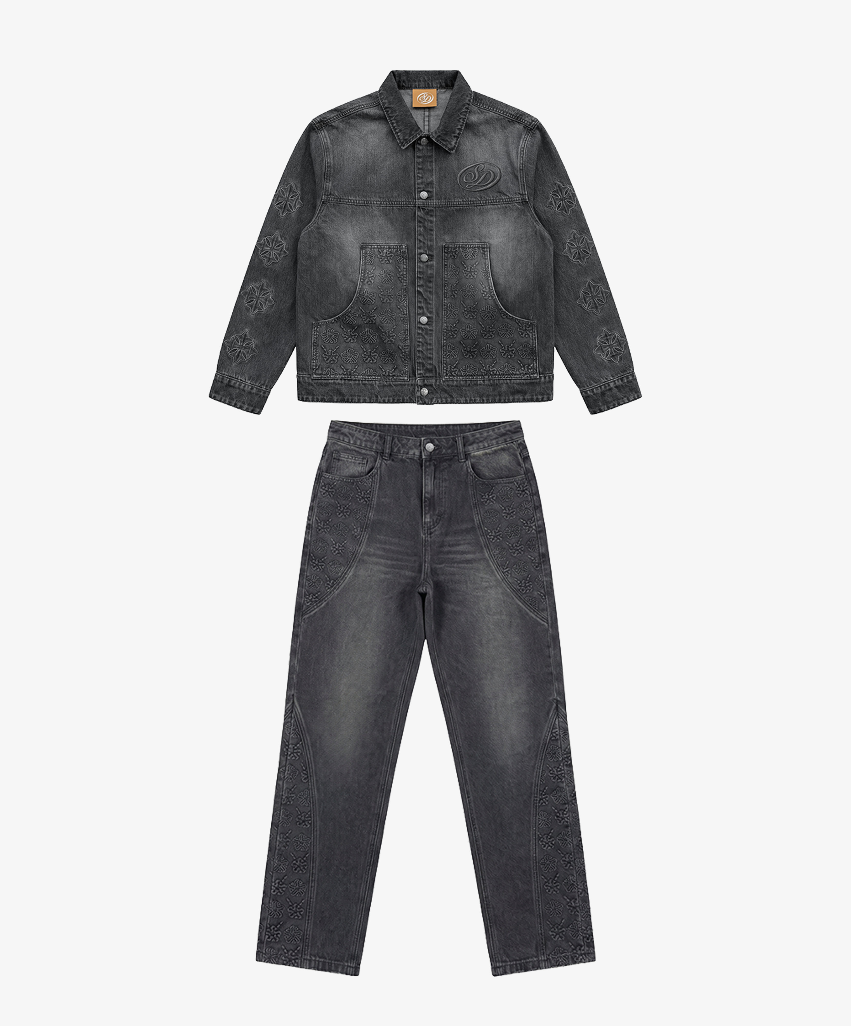 Denim Set Gray