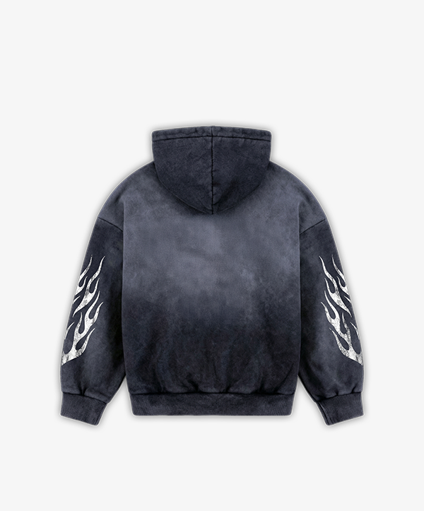 Washed Hoodie Blue
